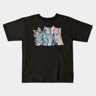 Colorful kittens. Kitten Kids T-Shirt